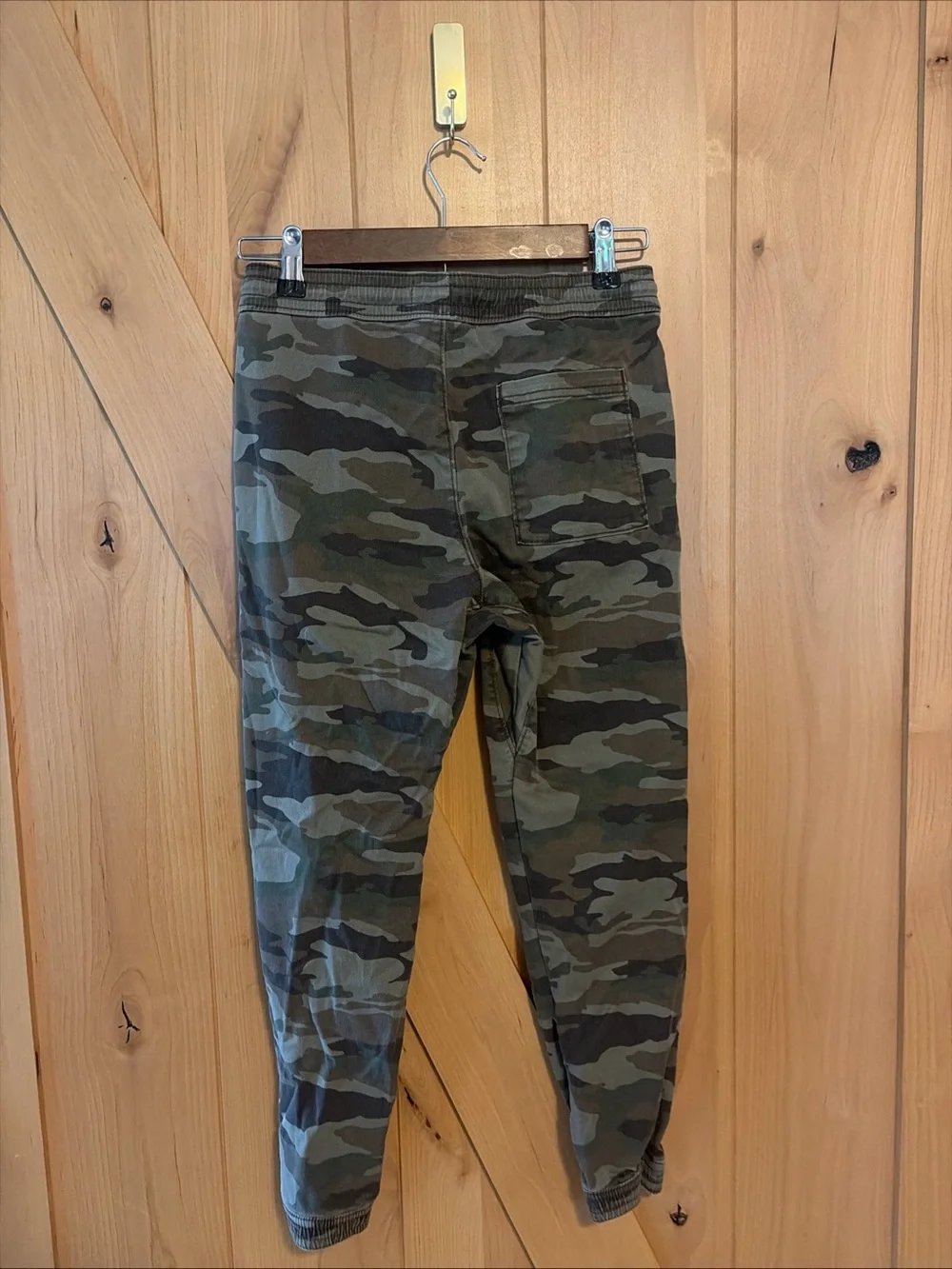 Abercrombie Kids Boys Camouflage Jogger Pants Pull On Elastic Pockets 11/12